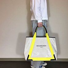 Balenciaga 巴黎世家 Navy Cabas XS 黑白 帆布包 托特包 歷史價格詳細信息