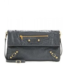 巴黎世家 Balenciaga 大象灰 牛皮中性帥氣側背包 尺寸 大 現貨可面交 歷史價格詳細信息