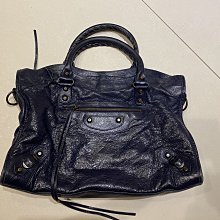 Balenciaga city 巴黎世家 藍色 大金釦 手提包 肩背包 機車包 歷史價格詳細信息