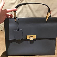 灰色厚質手提袋       尺寸:38cm x 27cm x 7.5cm 歷史價格詳細信息