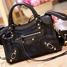 巴黎世家 Balenciaga Mini City 機車包 銅扣  可斜背 全新 特價23900元 歷史價格詳細信息