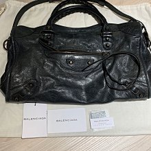 二手-Balenciaga nano金扣深灰色經典款機車包-專櫃真品 歷史價格詳細信息