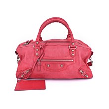 二手-Balenciaga nano金扣深灰色經典款機車包-專櫃真品 歷史價格詳細信息