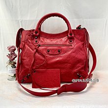 [我們的名牌精品店]~ BALENCIAGA 紅色羊皮小扣 VELO 兩用包 #235216-6480 *特價* 價格比較,價格查詢,歷史價格詳細信息