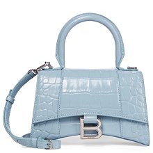 BALENCIAGA Hourglass 小牛皮皮夾式鏈包WOC(黑色) 656050 1QJ4M 1000 歷史價格詳細信息