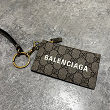 Balenciaga X adidas 限量聯名三葉草LOGO皮革八卡短夾 (黑色) 歷史價格詳細信息