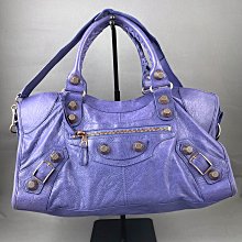 Balenciaga 機車包 紫色《精品女王全新&二手》 歷史價格詳細信息