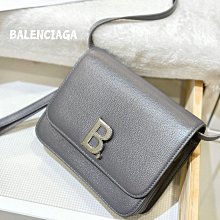 二手旗艦 BALENCIAGA 牛仔藍色 丹寧布 鑽釦 心型鏡 月亮包 鍊包 斜背包 (中友店) 歷史價格詳細信息