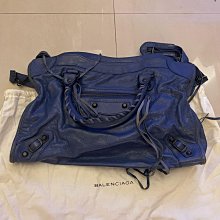 Balenciaga 藍色購物包《精品女王全新&二手》 歷史價格詳細信息