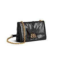 BALENCIAGA Monaco BB Logo 銀字小羊皮8卡對開短夾(黑色) 766569 2AAS6 1000 歷史價格詳細信息