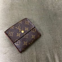 Louis Vuitton老花 證件夾 卡套對折名片夾悠遊錢包2卡短夾中夾皮夾二手真品$428 一元起標↘有 歷史價格詳細信息