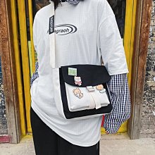 下殺-UI3483~日系軟妹可愛萌卡通兔耳朵撞色帆布小包包百搭休閒學生斜挎包收納包休閒包外出包旅行包 歷史價格詳細信息