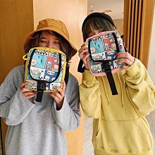 下殺-UI2245~日系原宿軟妹古著感可愛卡通小熊單肩包學院風搞怪個性學生手機包收納包休閒包外出包旅行包 歷史價格詳細信息