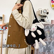 包包 單肩包 帆布包 兔子包包 韓國包包 大容量包包 學生上課 手提包 拉鏈 帆布袋 補習袋 包包女 袋子 側背包 書包-惠誠小屋 歷史價格詳細信息