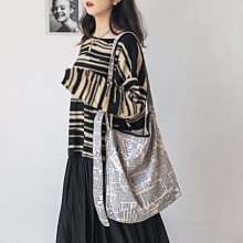 下殺-UI3127~秋冬新款日系港風復古慵懶風學生帆布斜挎包時尚豹紋女包收納包休閒包外出包旅行包 歷史價格詳細信息
