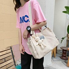 斜挎包男簡約百搭文藝平板單肩包學生日系復古ins潮流水洗帆布包_佳美優品 歷史價格詳細信息