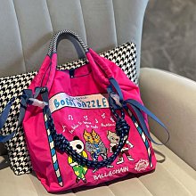 高圓圓同款日本ball chain刺繡環保袋購物袋尼龍手提單肩斜挎包女_佳美優品 歷史價格詳細信息