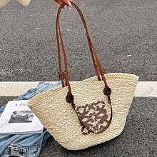 海邊度假腋下草編包女2024新款時尚約姿休閒沙灘包簡約單肩斜跨包 歷史價格詳細信息