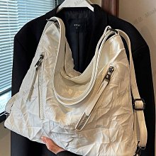 小眾褶皺腋下包包女2023新款秋冬時尚復古手提包大容量通勤單肩包 歷史價格詳細信息