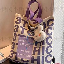 小伊閣 =日系包包大容量新款復古百搭牛仔帆布包單肩大包通勤上課小眾托特 歷史價格詳細信息