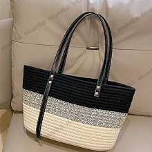 新款拼色托特包日韓系單肩斜挎包復古學生補課袋大容量通勤帆布包 歷史價格詳細信息