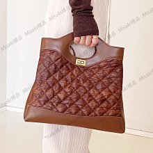 小香風菱格鏈條腋下包 子母女包大容量側背包托特包 牛津布手提帆布包-予你優選 歷史價格詳細信息