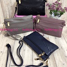 韓國真皮牛皮多口袋拉鍊款側背包/斜背包～黑色 歷史價格詳細信息