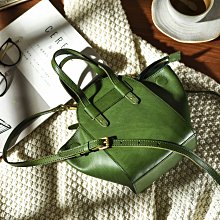 〖精品皮具〗0416 GAK 2022原創新款手工頭層軟牛皮多隔層迷你雙肩背包復古植鞣皮女包包 歷史價格詳細信息