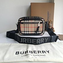 BURBERRY  新款Vintage 格紋Olympia帆布翻蓋斜背包 歷史價格詳細信息
