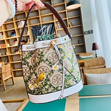 Jisoo代購 TORY BURCH新款豎琴包 帆布復古圖案單肩包 小巧女式托特包87146 歷史價格詳細信息