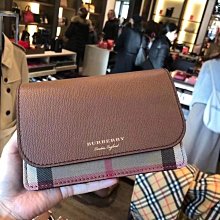 BURBERRY HOUSE經典格紋拼皮革肩背/斜背包(酒紅) 歷史價格詳細信息
