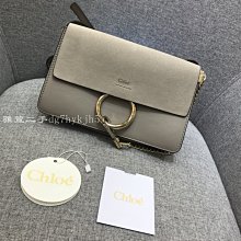 二手 Chloe 經典 小款 FAYE Backpack 牛皮雙肩包 後背包 手提包 水藍色 歷史價格詳細信息