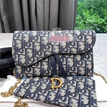 Dior Oblique Saddle 老花小卡包 帆布零錢包 證件卡夾 名片夾 實拍正品 歷史價格詳細信息