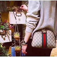 GUCCI Ophidia GG Supreme 帆布藍紅織帶相機包(米色/黑藍色) 681064 96IWN 4076 歷史價格詳細信息