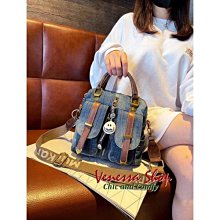 VENESSA~ 歐單 新款 網紅爆款牛仔胸包 休閒百搭運動包 機車斜背包 輕便手機包 (E1740) 歷史價格詳細信息