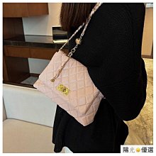 包包女2024新款潮網紅方胖子小金球包香奈風菱格鏈條包單肩斜背包-李李 韓國女裝 歷史價格詳細信息