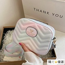 小香風漸變色菱格鏈條包 新款潮網紅流行高級感斜背包 質感斜挎女包-陽光優選 歷史價格詳細信息