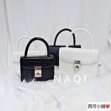 手拎包 小方包 鱷魚紋 鍊條包 小包包 肩背包 迷你包 【N300】 歷史價格詳細信息