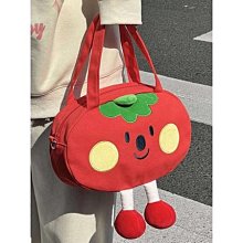 日系卡通帆布包女ins風百搭大容量單肩馬鞍包學生上課斜挎餃子包-李李 韓國女裝 歷史價格詳細信息