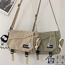大容量通勤郵差包男日系ins工裝休閒百搭斜挎包女學生上課帆布包 歷史價格詳細信息
