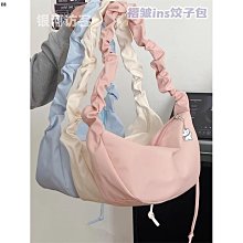 韓國ins少女心褶皺泡泡單肩託特包手提小清新女帆布購物袋腋下包 歷史價格詳細信息