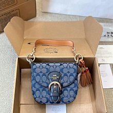 『瑤瑤代購』COACH蔻馳 手提包 最新款 頂級貨 原單大牌 時尚百搭牛仔腋下麻將包單肩斜挎包47HJ113 歷史價格詳細信息