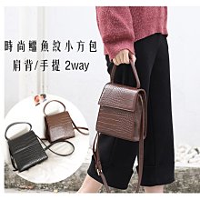 手拎包 小方包 鱷魚紋 鍊條包 小包包 肩背包 迷你包 【N300】 歷史價格詳細信息