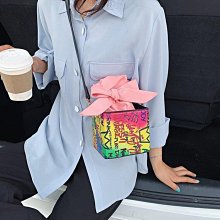 下殺-UI2529~日系小清新蝴蝶結簡約文藝學生帆布袋森系少女純色百搭單肩包收納包休閒包外出包旅行包 歷史價格詳細信息