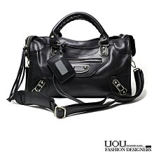 機車包 中號 奶茶色黑色扣 38cm牛真皮 手提包 單肩斜挎包 斜背包 郵差包 歷史價格詳細信息