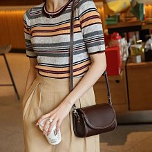 真皮女包迷你小包包頭層牛皮單肩斜挎包時尚百搭軟皮韓版三角包 歷史價格詳細信息