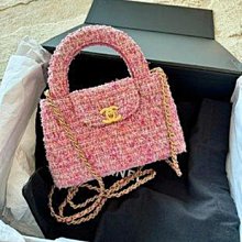 『瑤瑤代購』CHA*EL手提包 最新款 頂級貨 原單大牌 時尚百搭機場大包 保齡球菱格枕頭包托特包47HJ217 歷史價格詳細信息