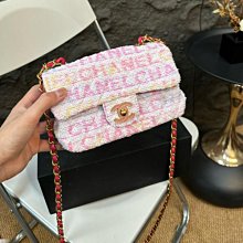 『瑤瑤代購』CHA*EL小方包 最新款 頂級貨 原單大牌 時尚百搭丹寧牛仔大迷你CF包漸變配色鏈條單肩斜挎包47HJ76 歷史價格詳細信息