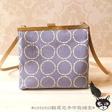 catstail貓尾巴手作裁縫室~溫暖手作可愛藍底橘紅圈圈拉鍊立體零錢包 歷史價格詳細信息