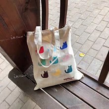 IN House*????????現貨 歐美 帆布袋 肩背包 手提袋 貓咪 帆布包 單肩包 環保購物袋 書袋 可裝A4 價格比較,價格查詢,歷史價格詳細信息
